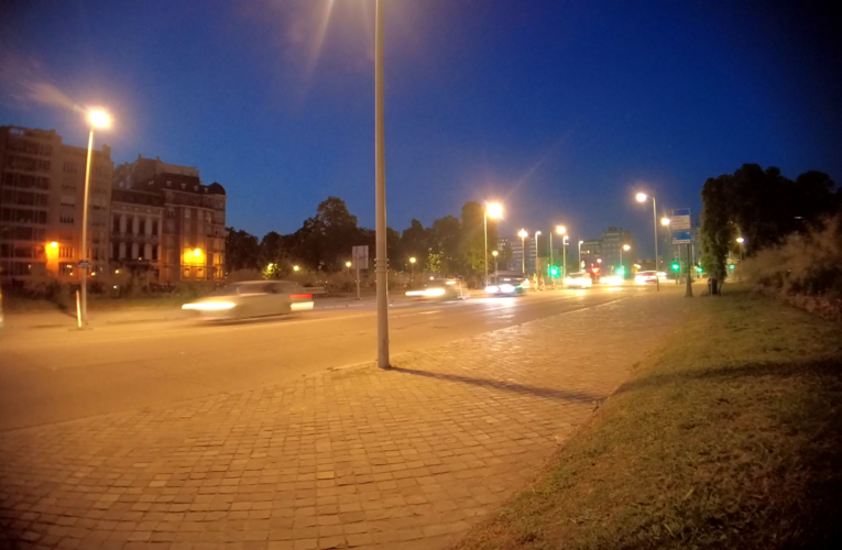 Time-lapse sunset pont Albert 1er